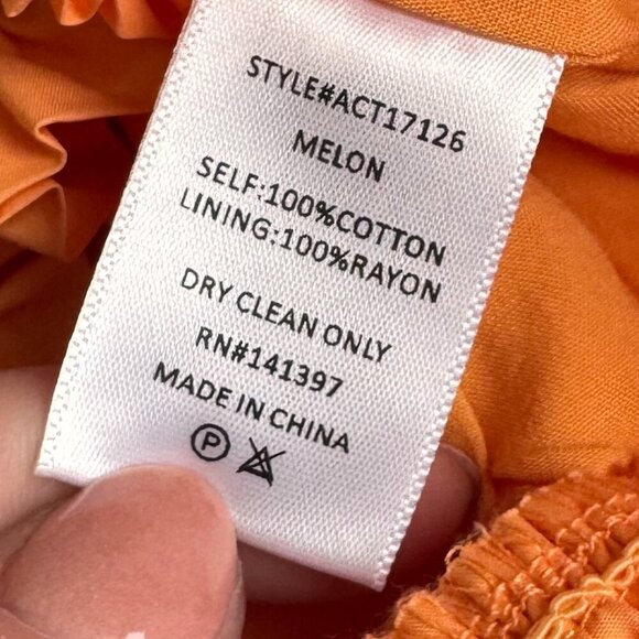 ASTR the Label | Melon Aldrin‎ Top Boned Corset Style Top Blouson Sleeves Ruffle - Picture 7 of 10